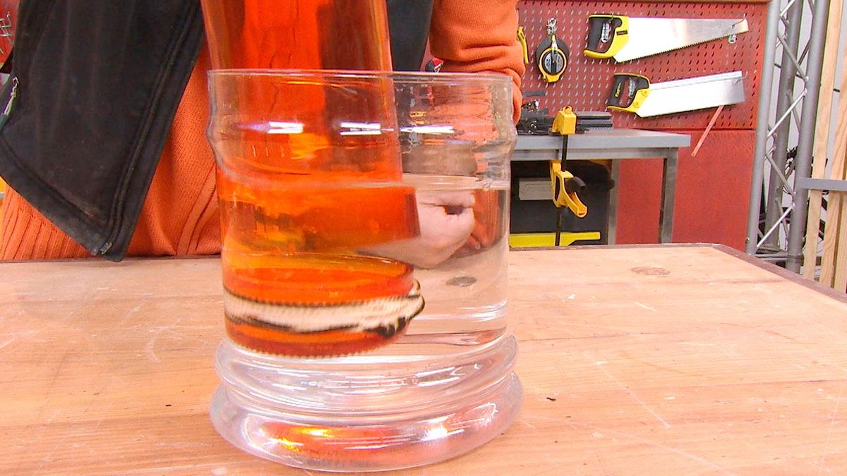 Botellas luminosas paso 10