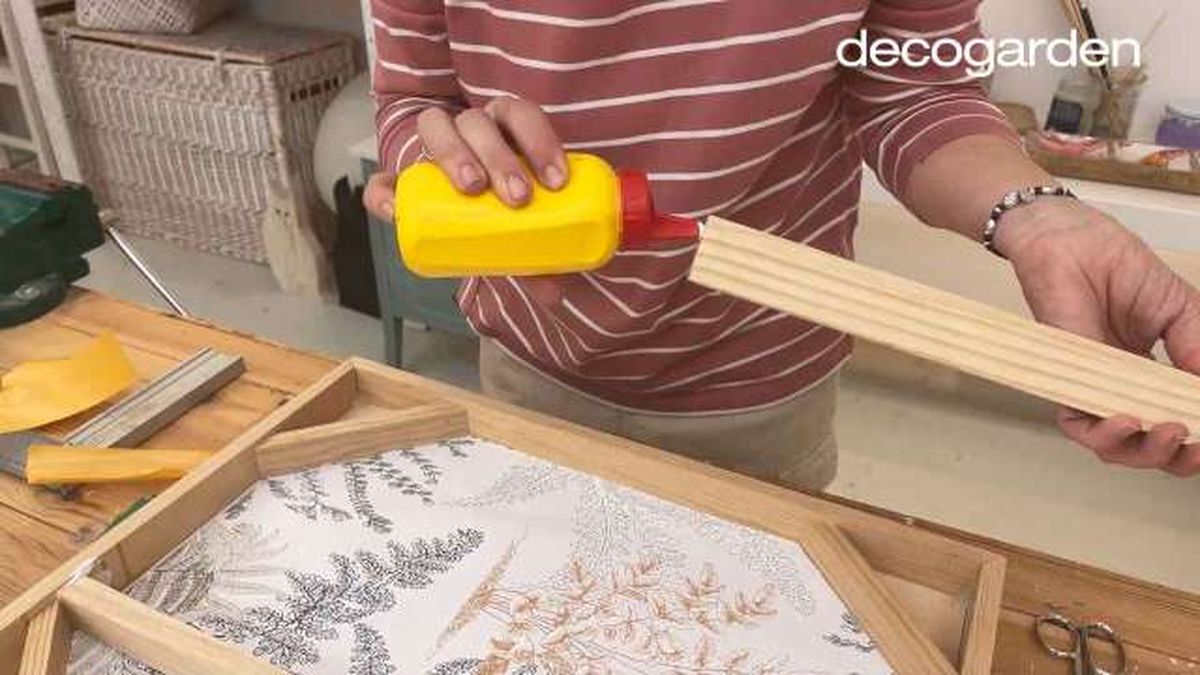 organizador maquillaje reciclando lienzo paso 7