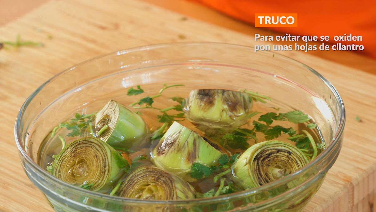 Truco para evitar oxidación alcachofas Truco para evitar oxidación alcachofas