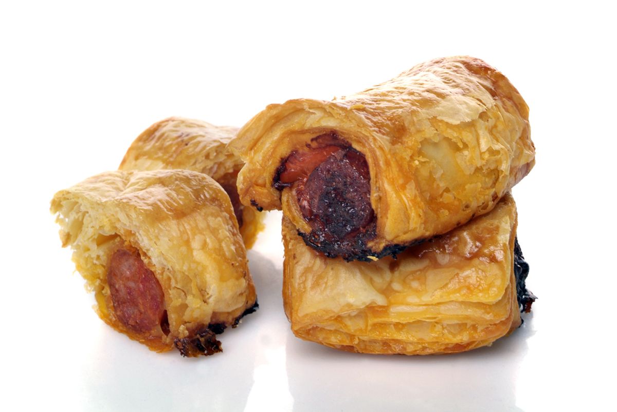 Chistorra en hojaldre