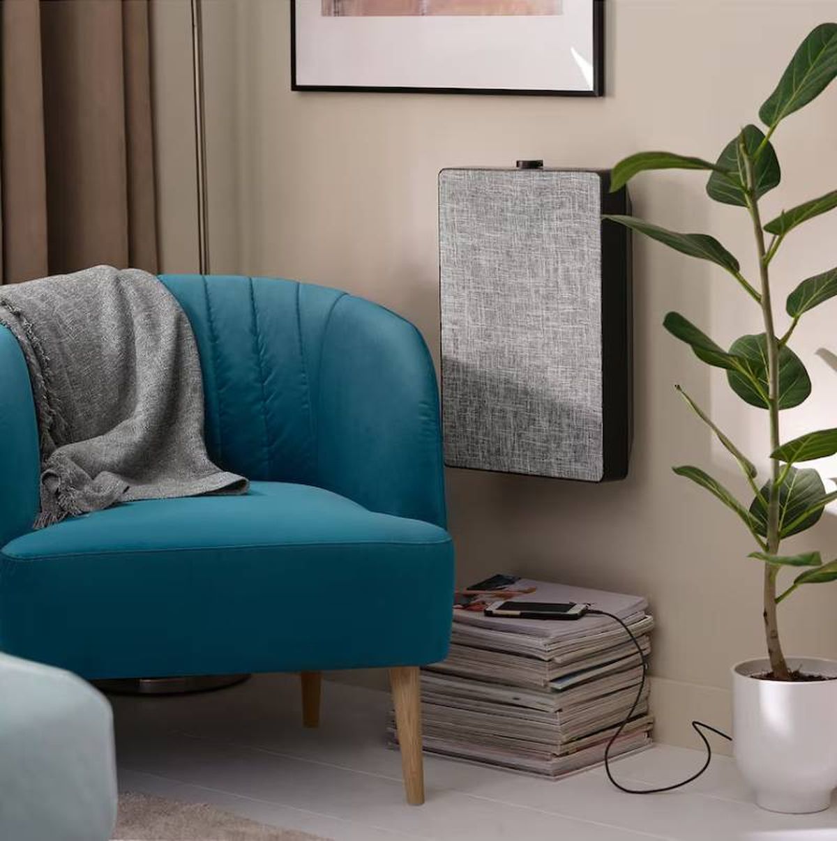 Butaca turquesa Fullösa.