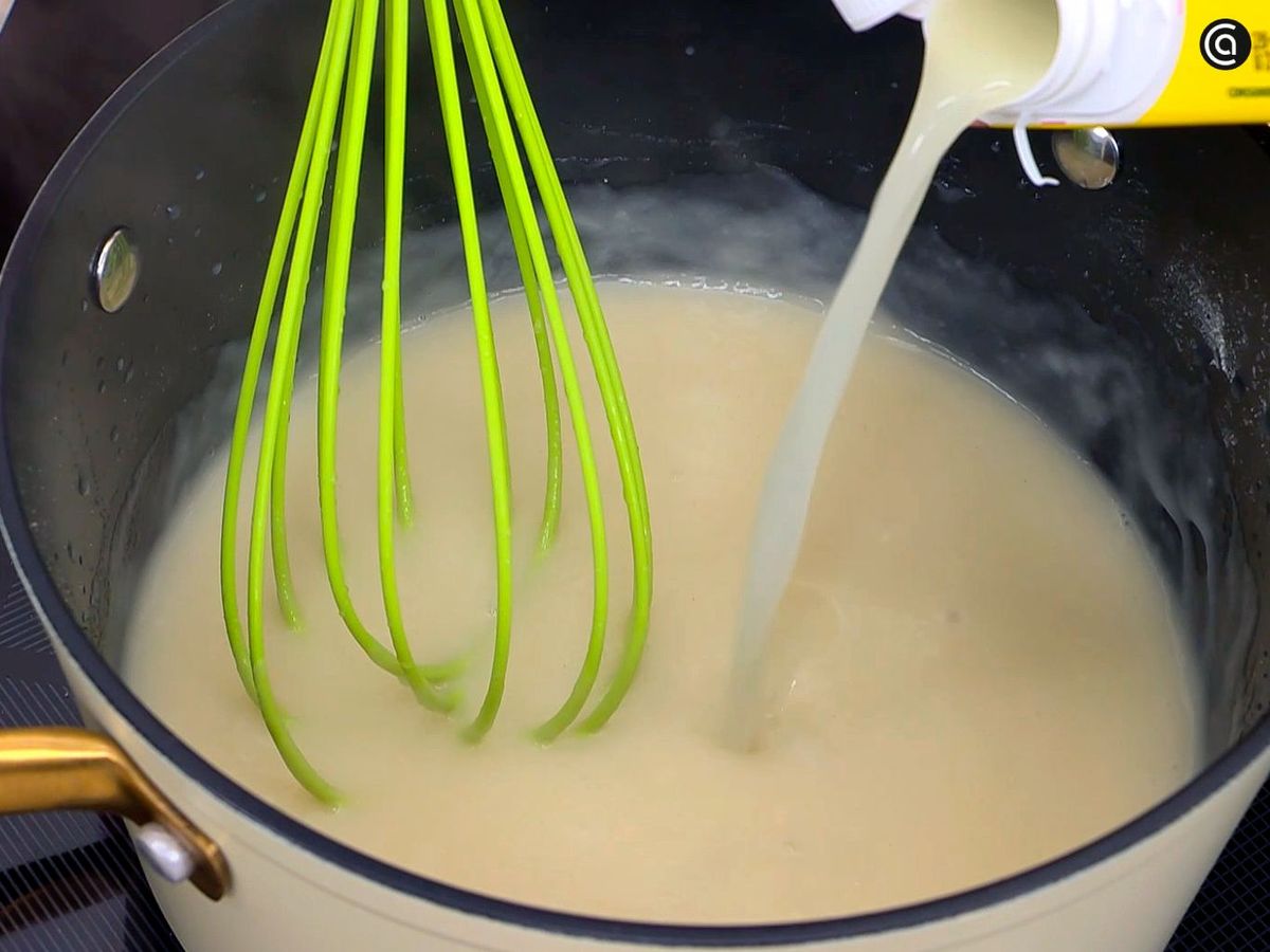 Velouté para las berenjenas rellenas de pollo