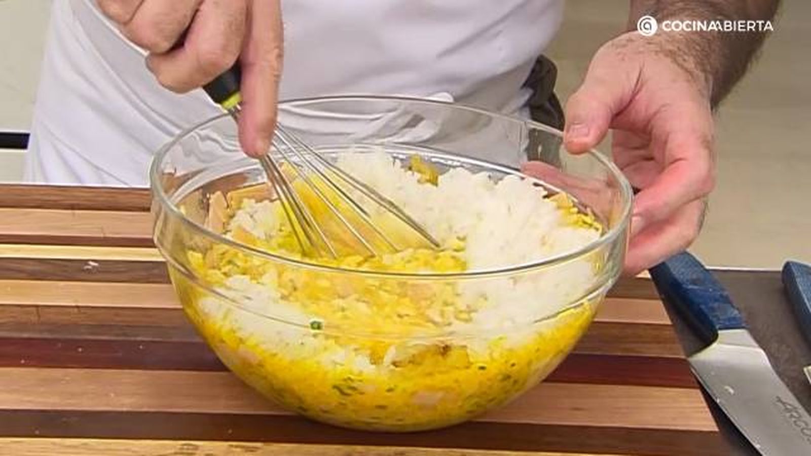 KARL7120 Tortilla arroz jamon queso paso 3 KARL7120 Tortilla arroz jamon queso paso 3