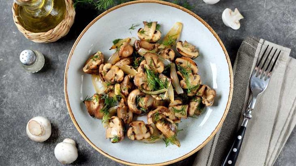 receta salteado de champinones cebolla