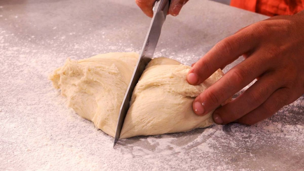 Masa de pizza casera   Paso 4