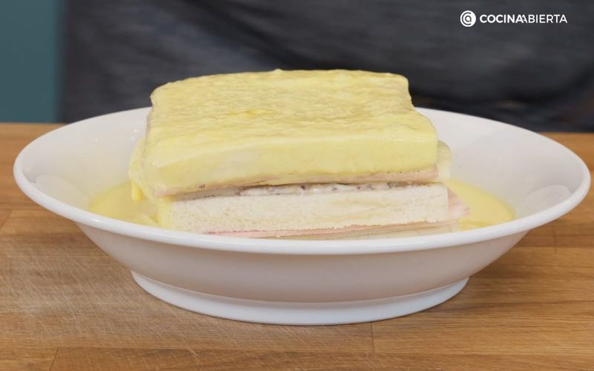 Sándwich montecristo - paso 3