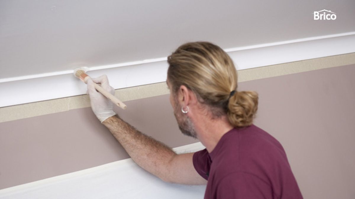 brico 0593 colocar molduras decorativas techo paso 9