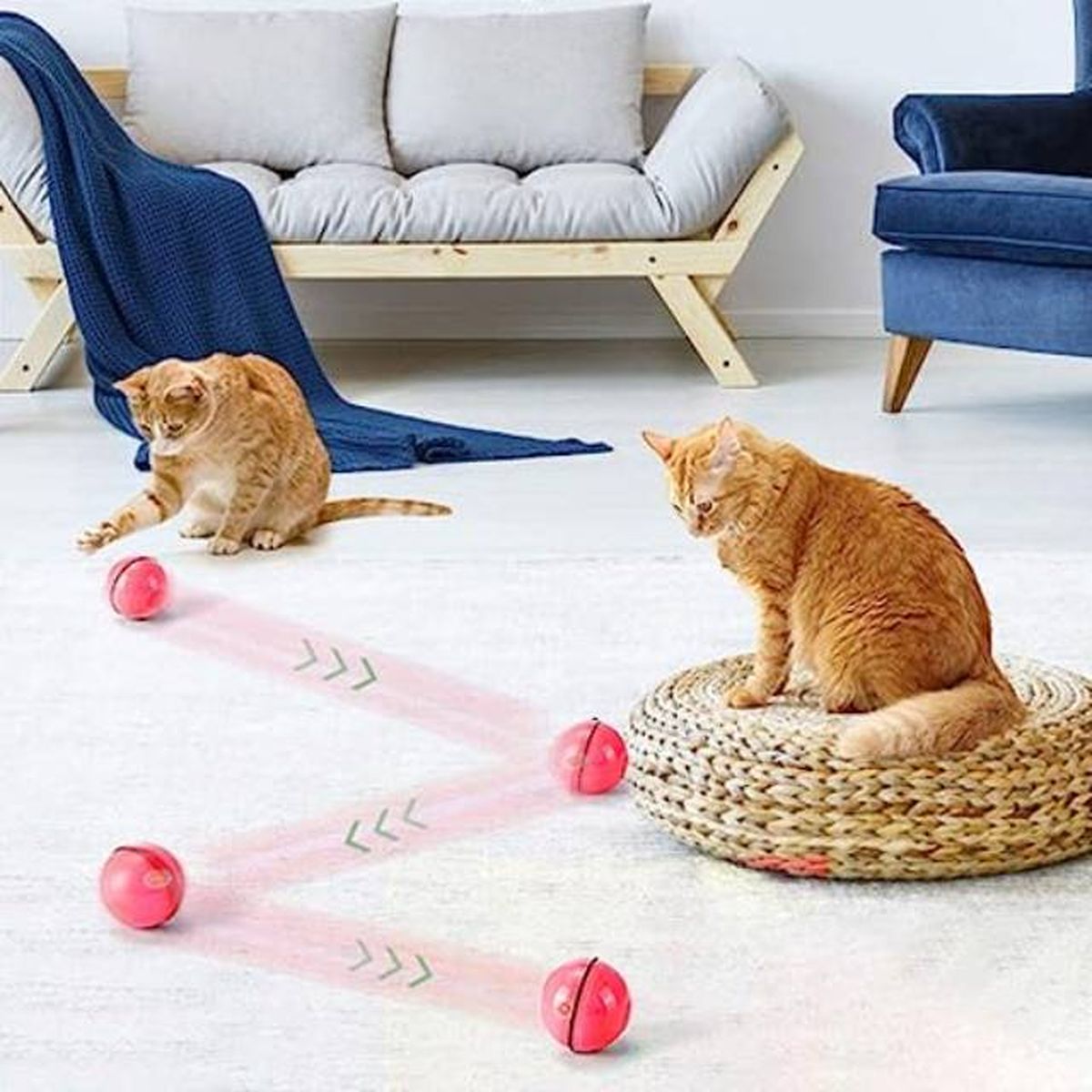 productos inteligentes para gatos bola interactiva