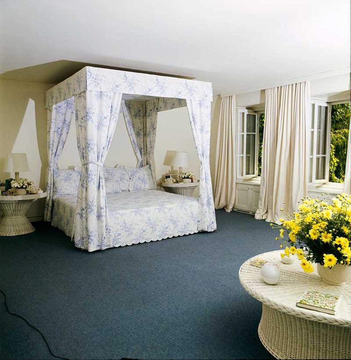 Dormitorio de Audrey Hepburn.