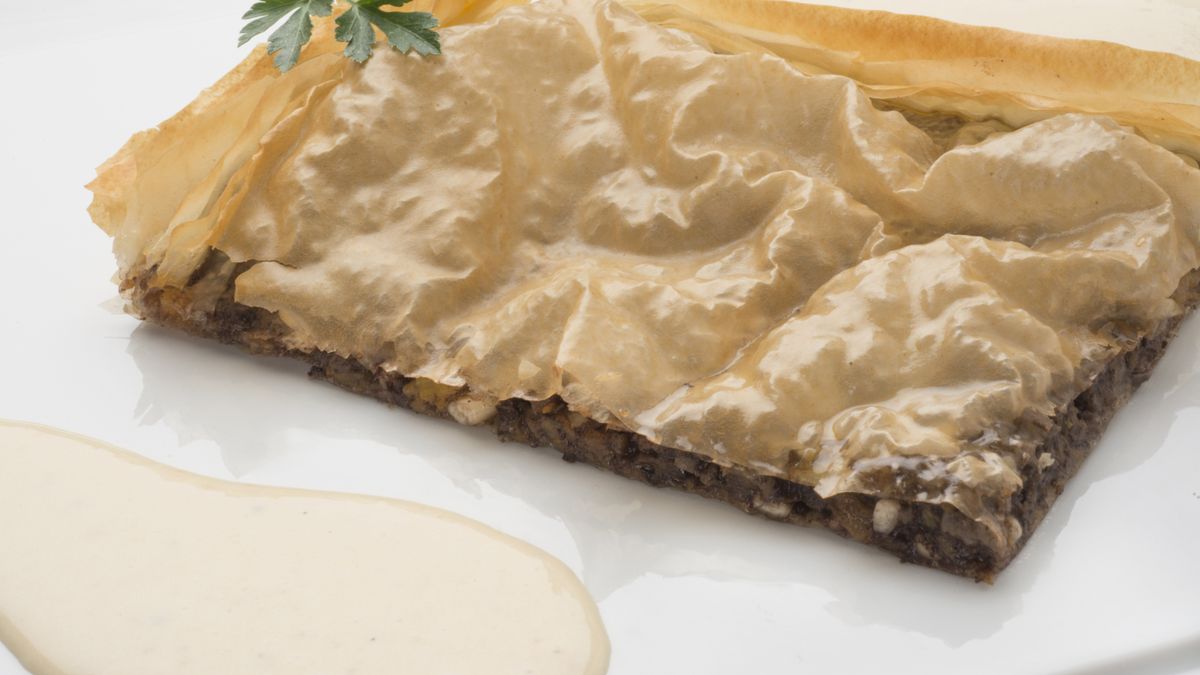 Dulce y salado se dan la mano en esta empanada de otoño