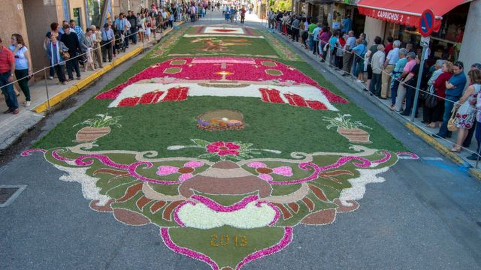 alfombra floral del corpues de Ponteareas alfombra floral del corpues de Ponteareas