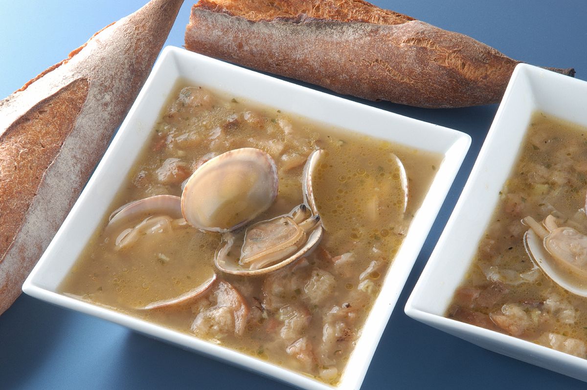 0036 sopa almejas jamon xl