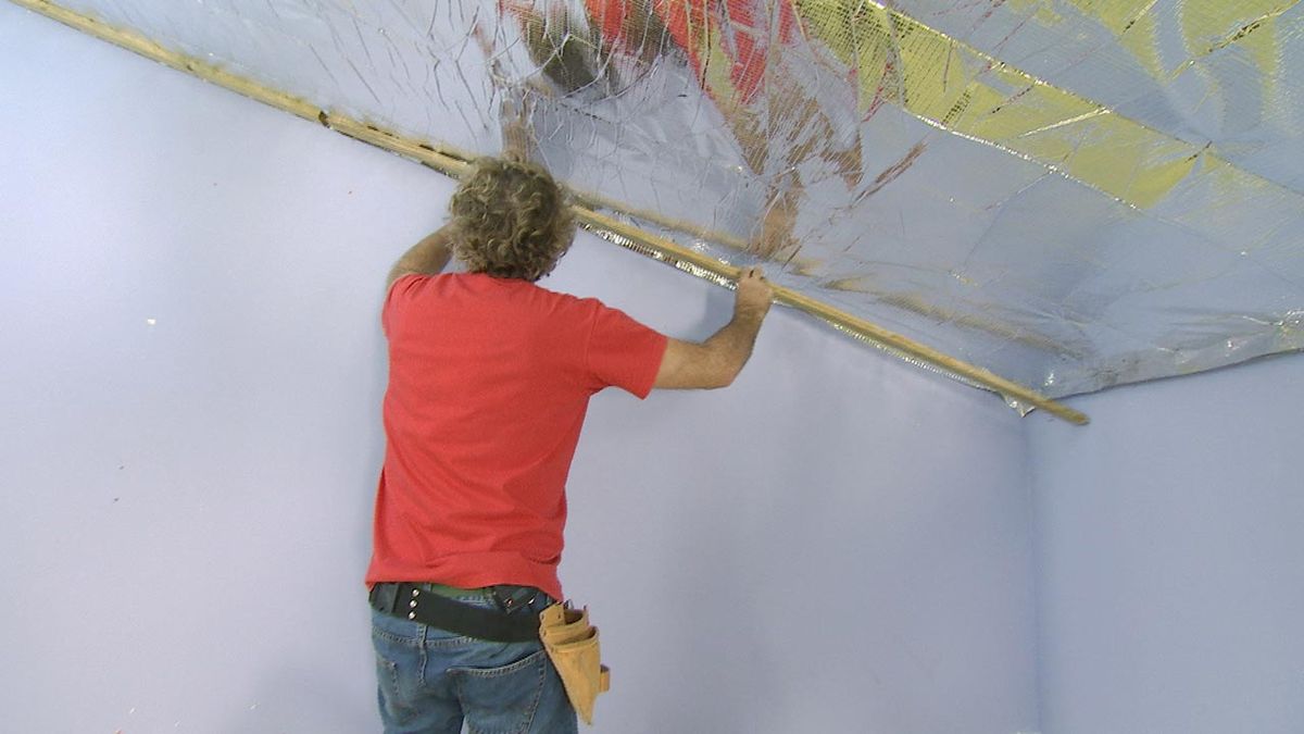 Revestimiento de techo paso 1