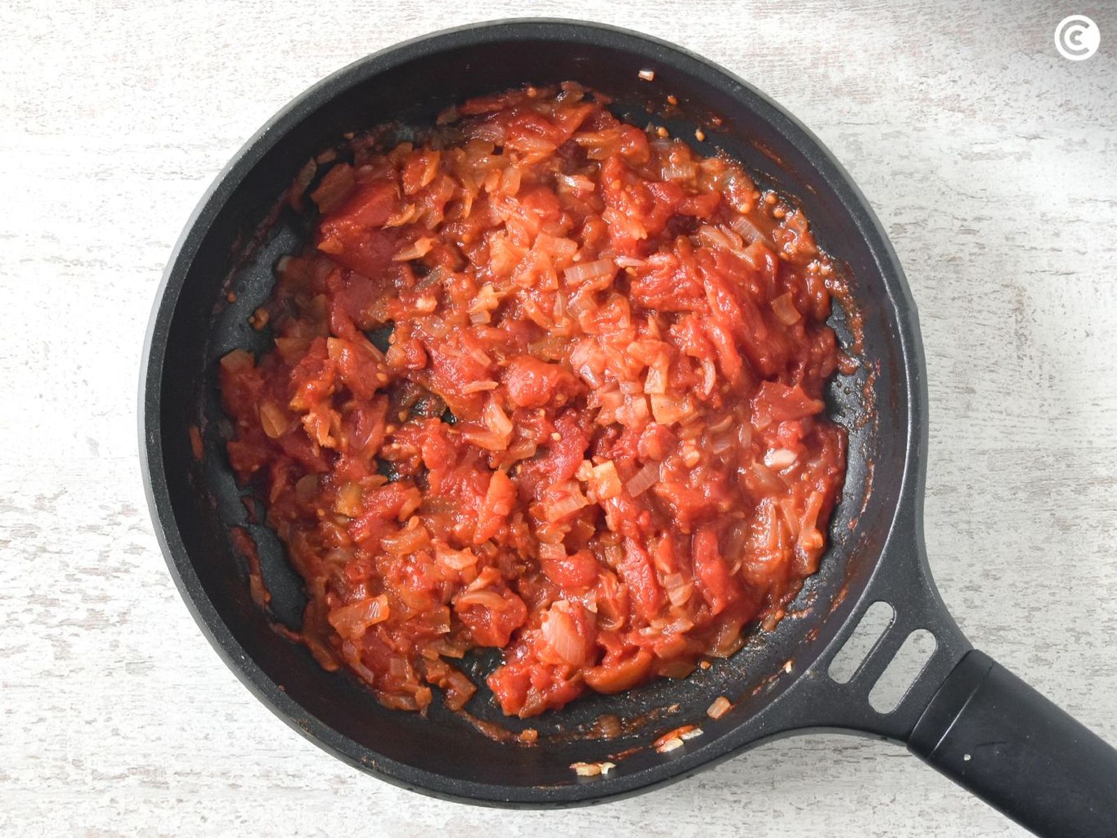 Salsa napolitana para los espaguetis