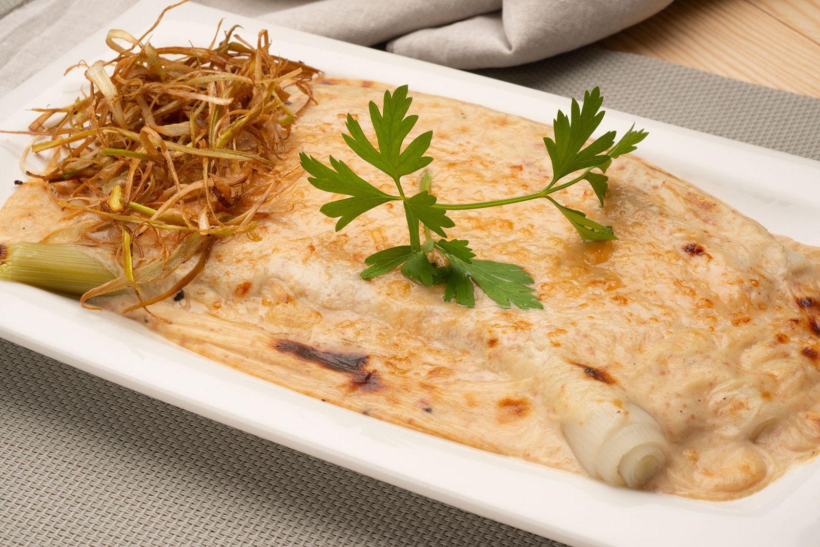 puerros bechamel xl puerros bechamel xl