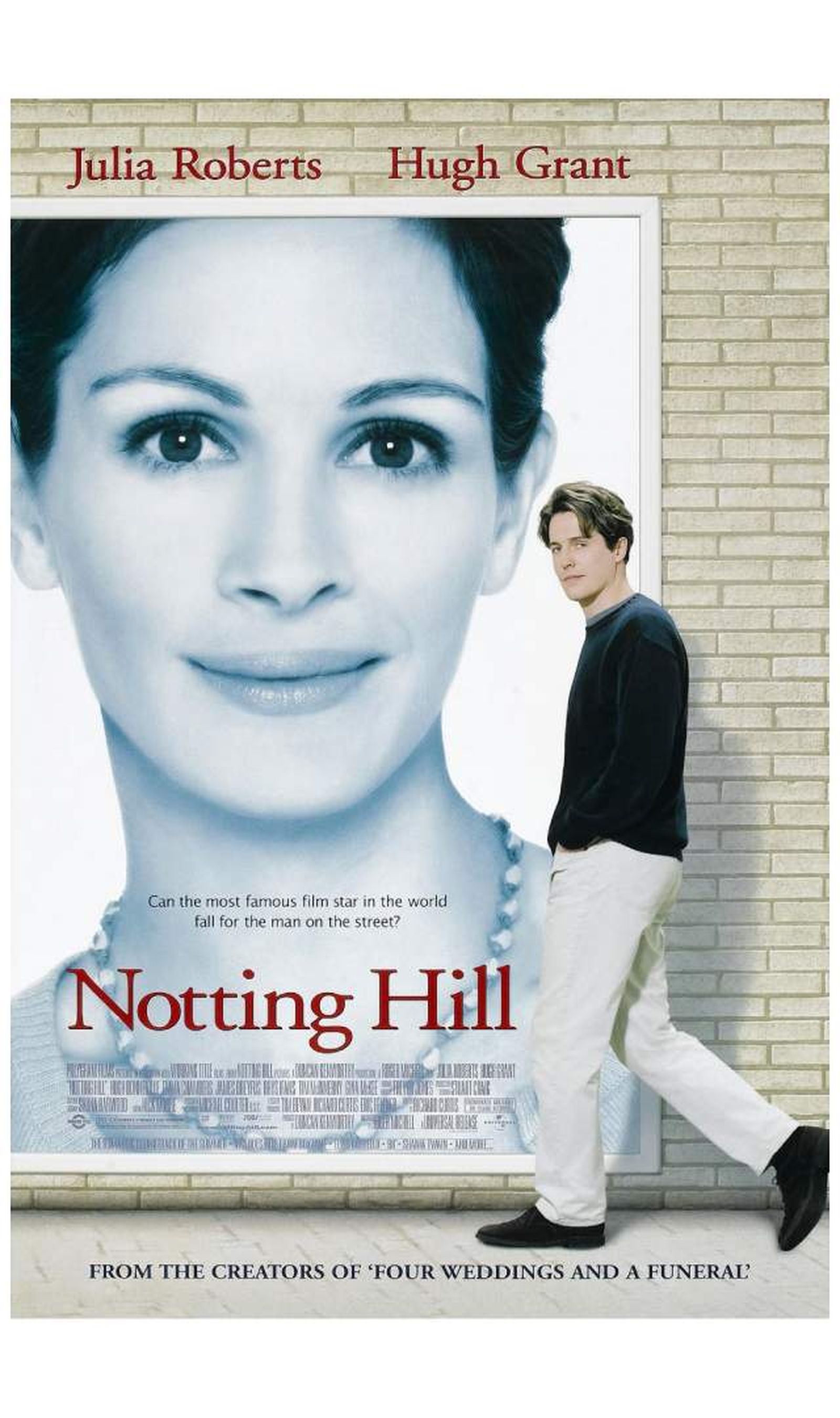 Notting Hill (1999), comedia romántica con Julia Roberts y Hugh Grant Notting Hill (1999), comedia romántica con Julia Roberts y Hugh Grant