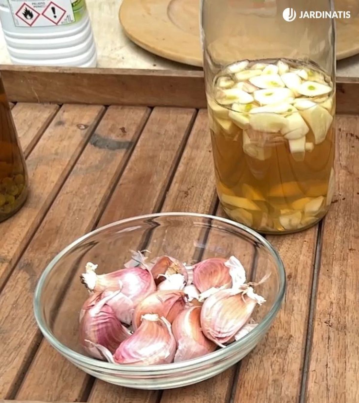 El alcohol de ajo protege a las plantas