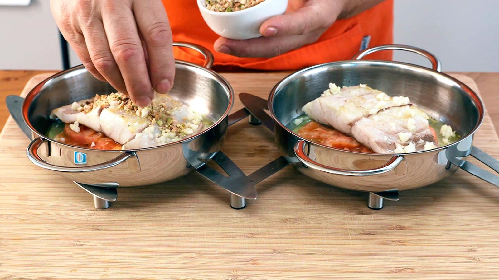 Receta de corvina al horno con frutos secos paso 6 Receta de corvina al horno con frutos secos paso 6