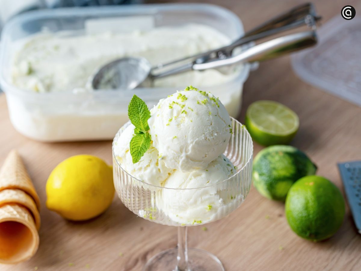 Decora con una hoja de menta