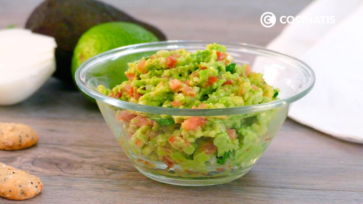 Receta de guacamole original mexicano