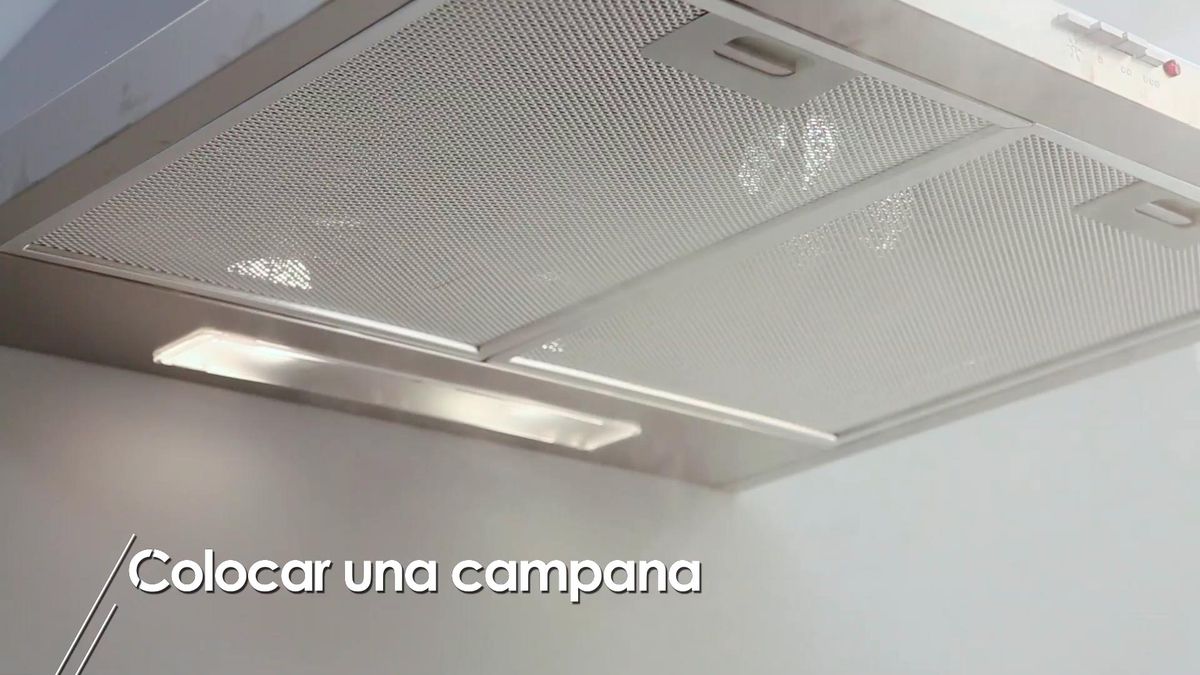 Cómo colocar una campana extractora paso 7