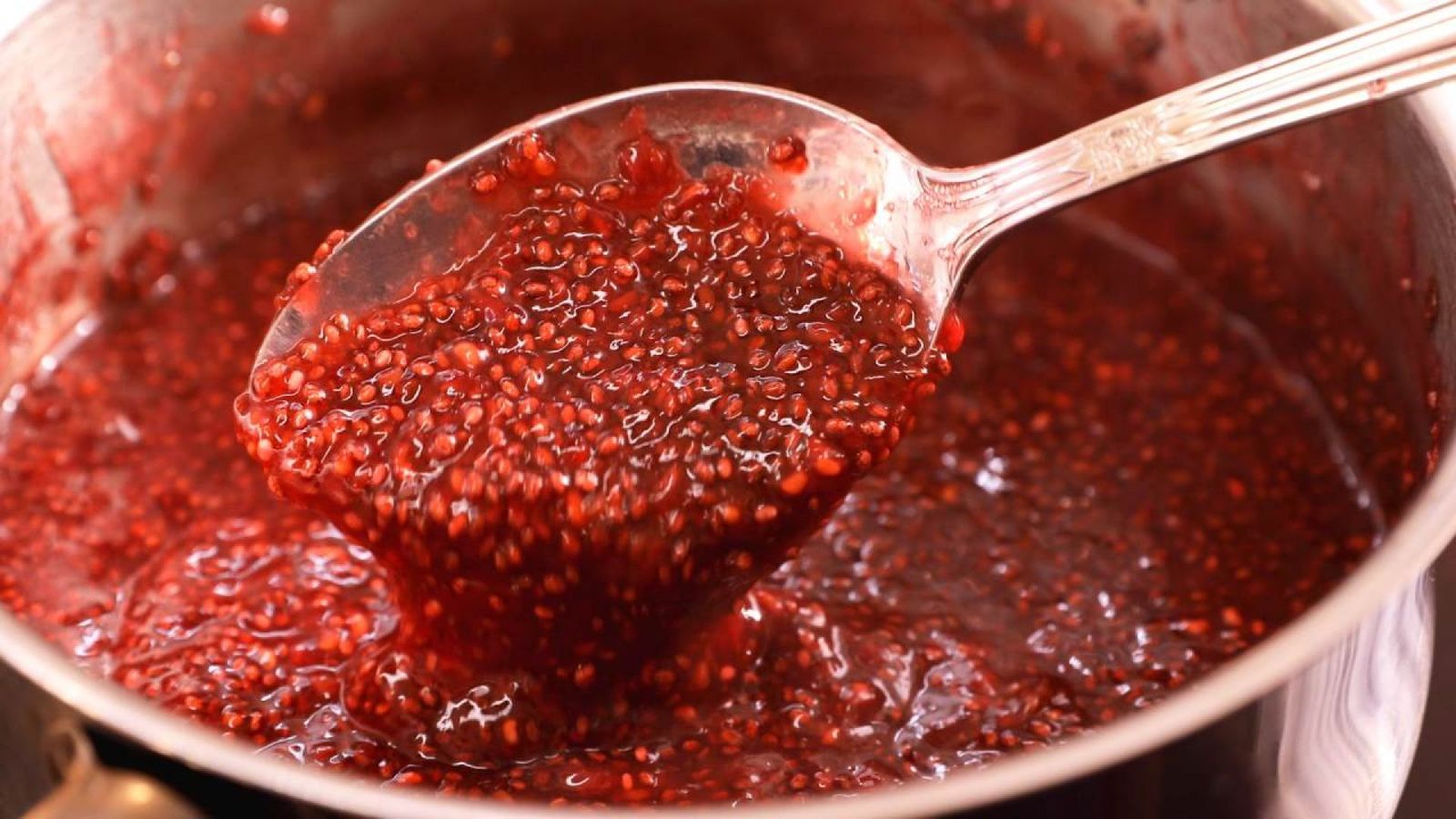 Mermelada de frambuesa con semillas de chía paso 4 Mermelada de frambuesa con semillas de chía paso 4