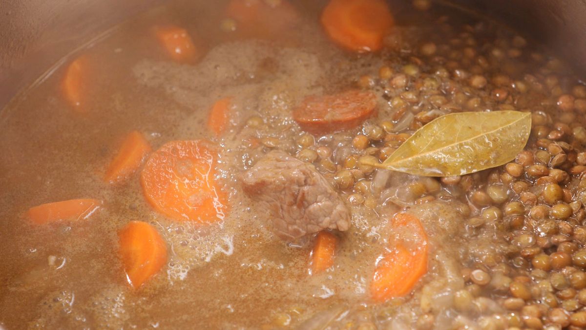Lentejas estofadas   Paso 3