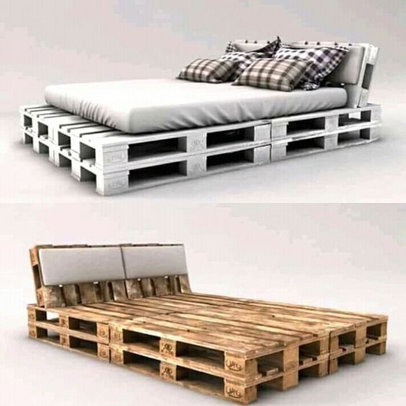 cama palets pequena