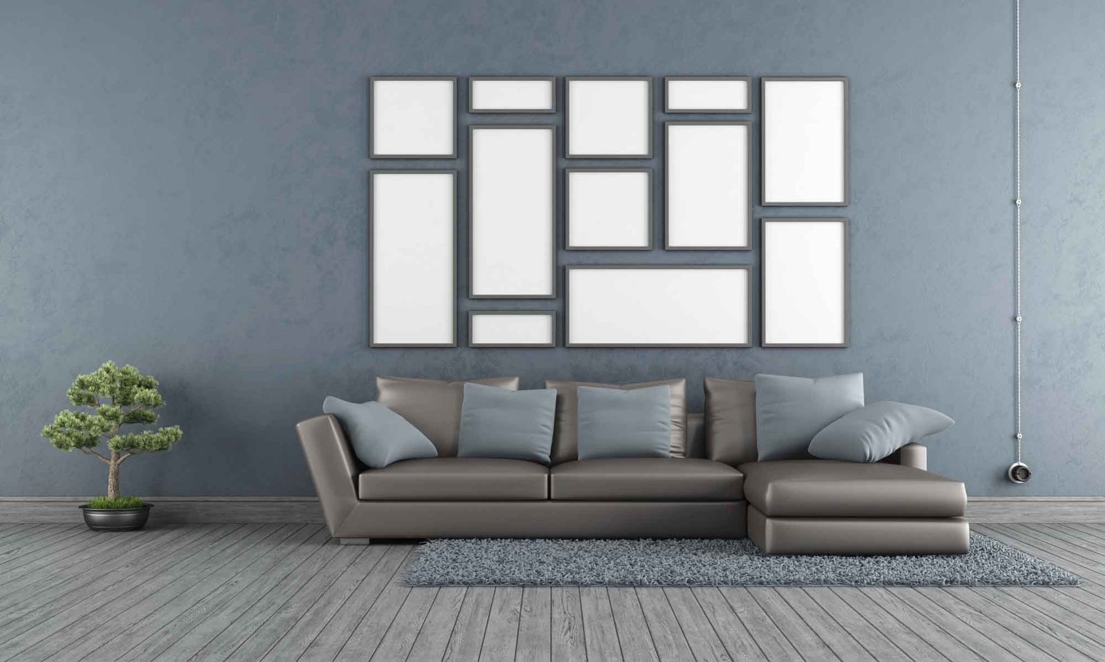 Sofá de color gris para el salón 2 Sofá de color gris para el salón 2