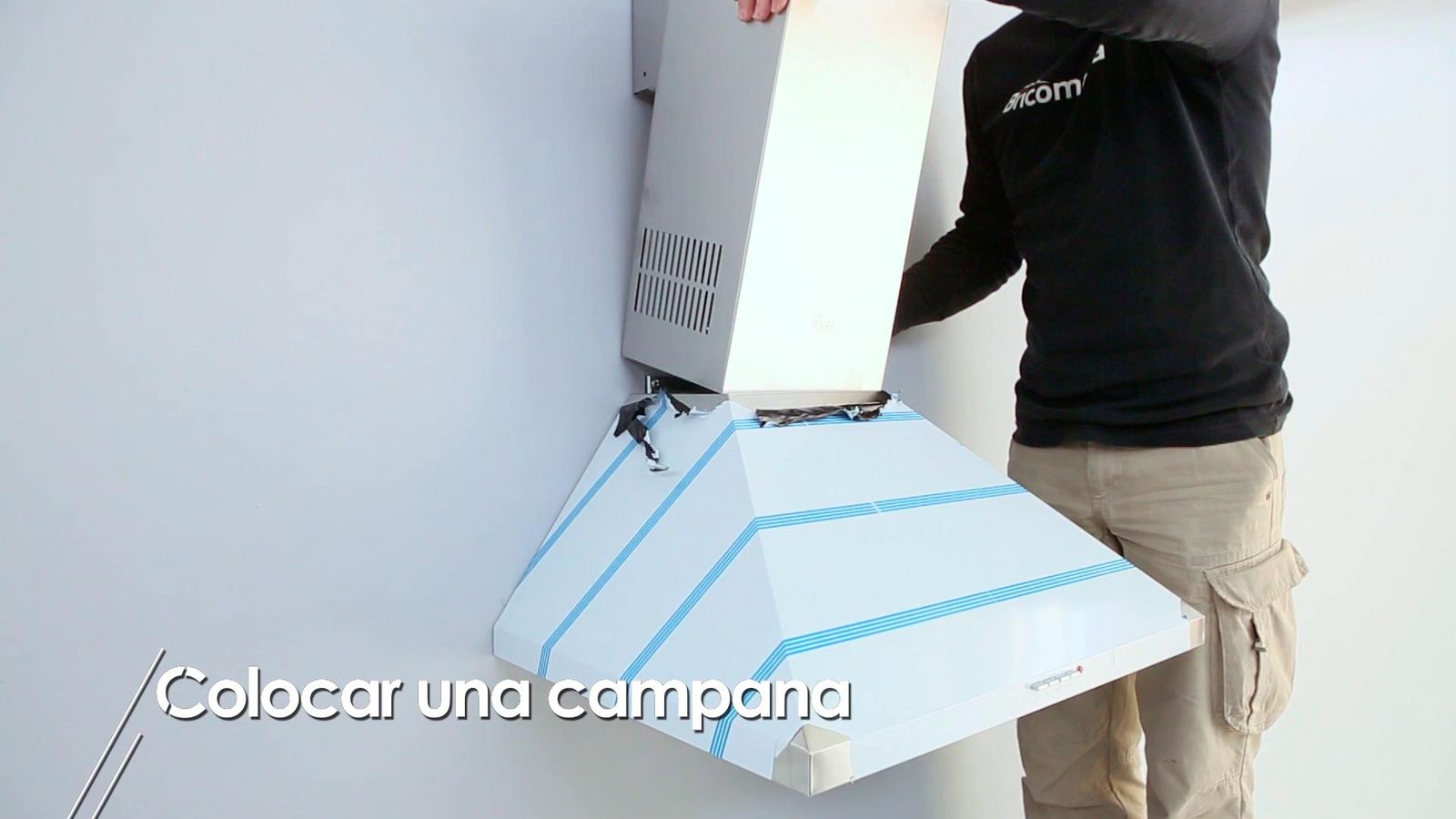 Cómo colocar una campana extractora paso 5 Cómo colocar una campana extractora paso 5