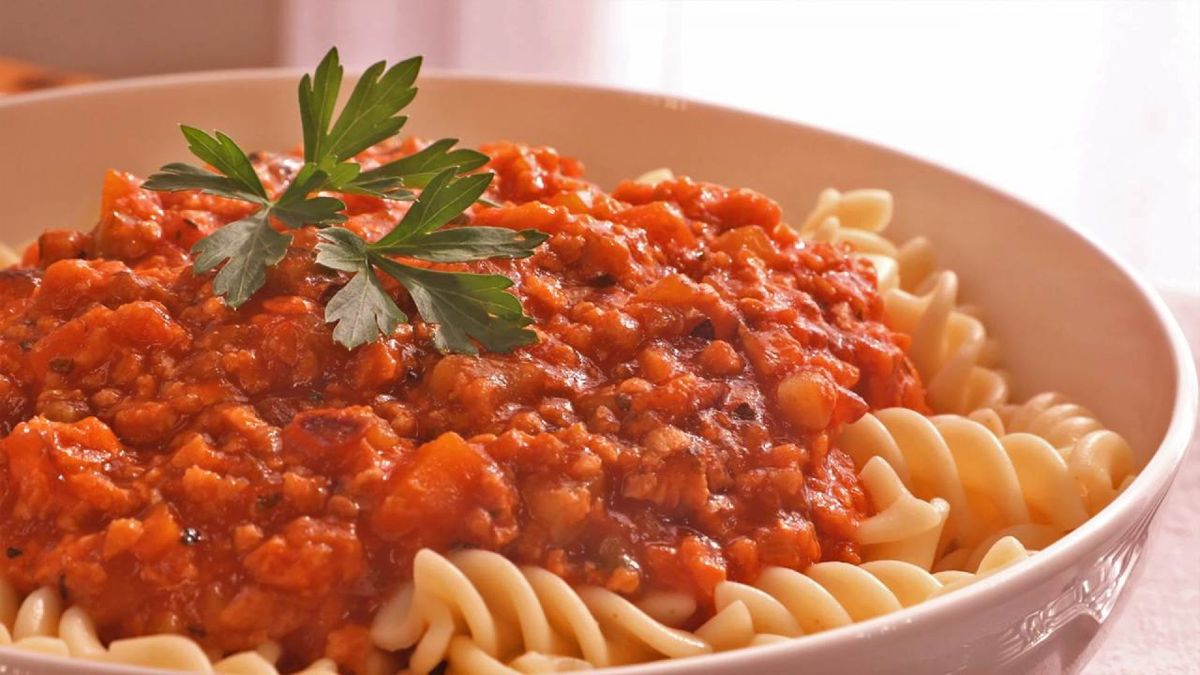 Boloñesa vegana con soja texturizada  paso 5