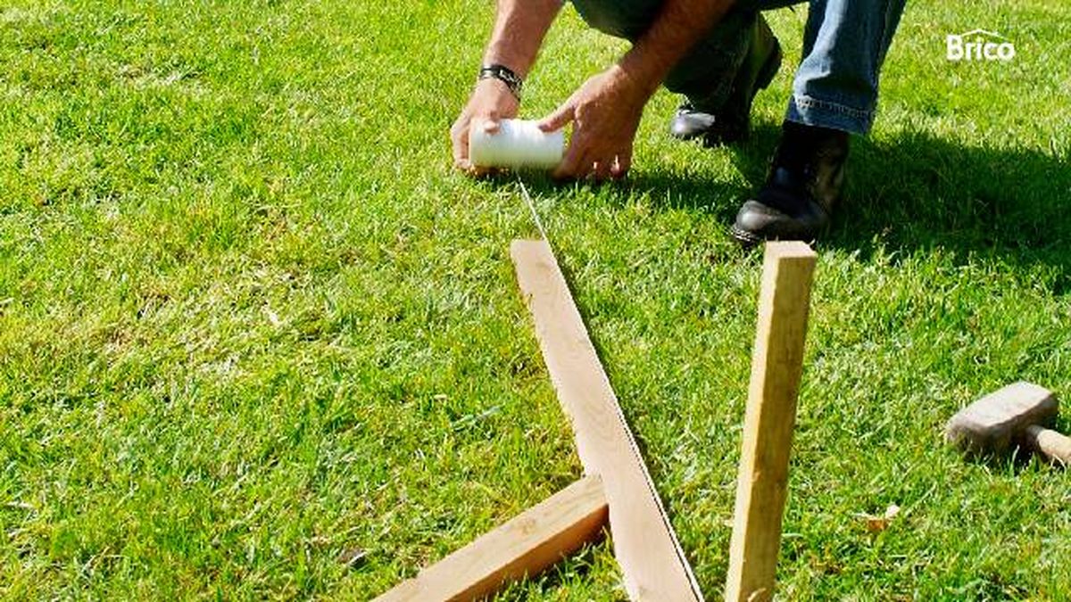 Bricomania 509 valla de madera para jardin 1