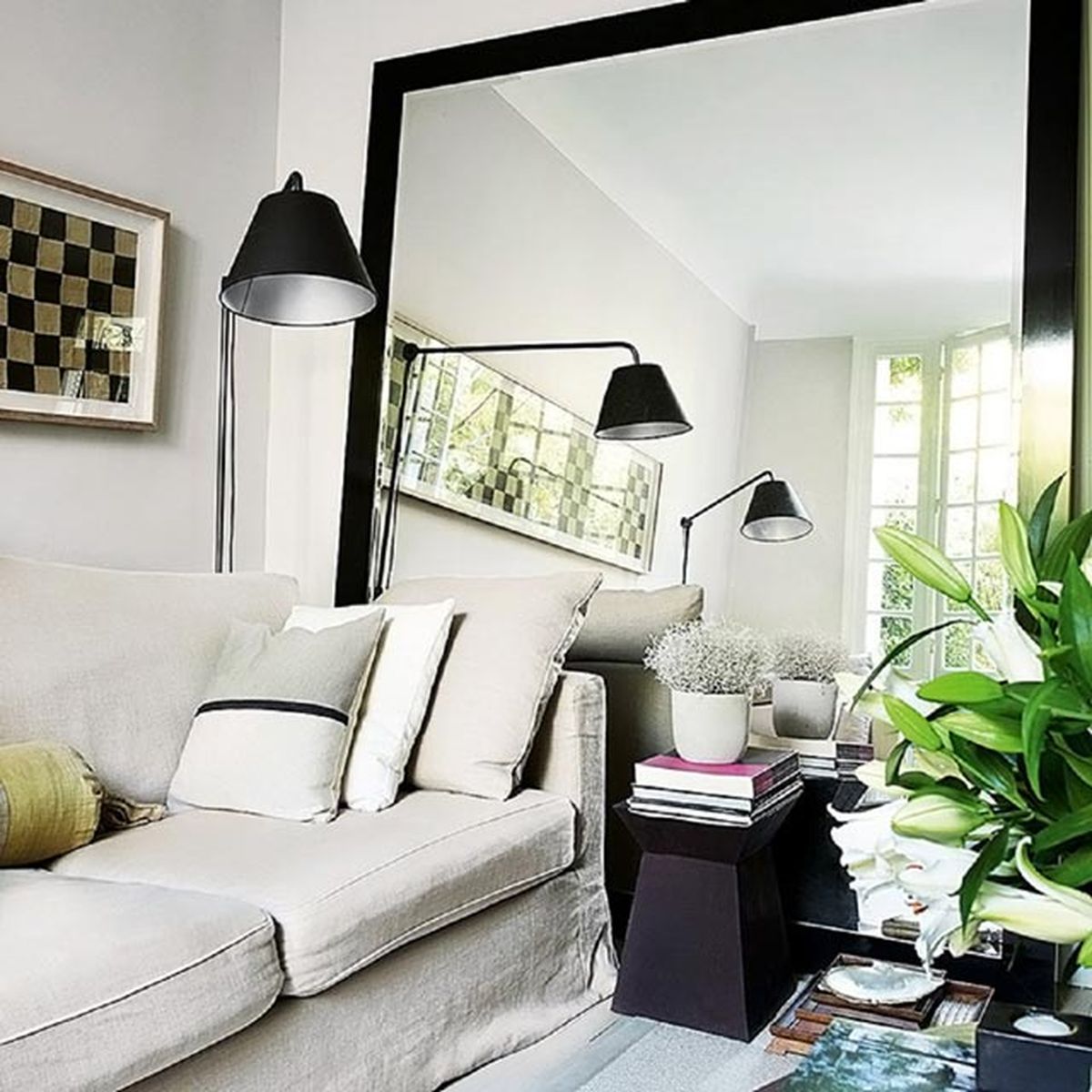 Soluciones para decorar y distribuir un salón pequeño 7