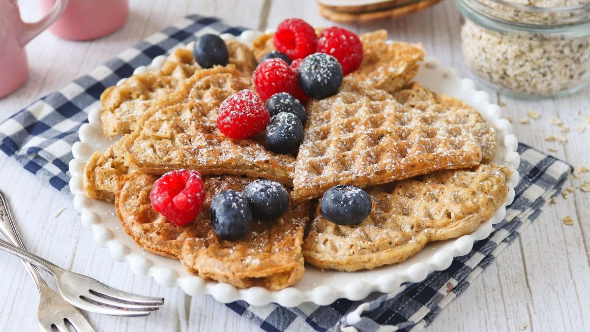 Gofres de avena