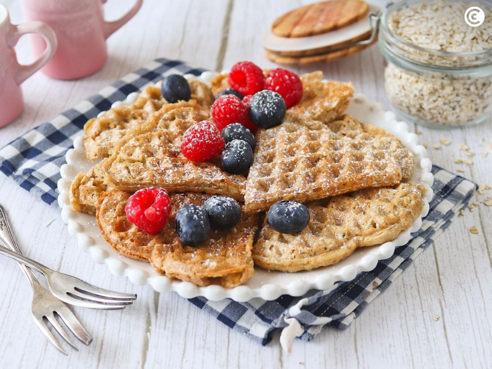 Gofres de avena