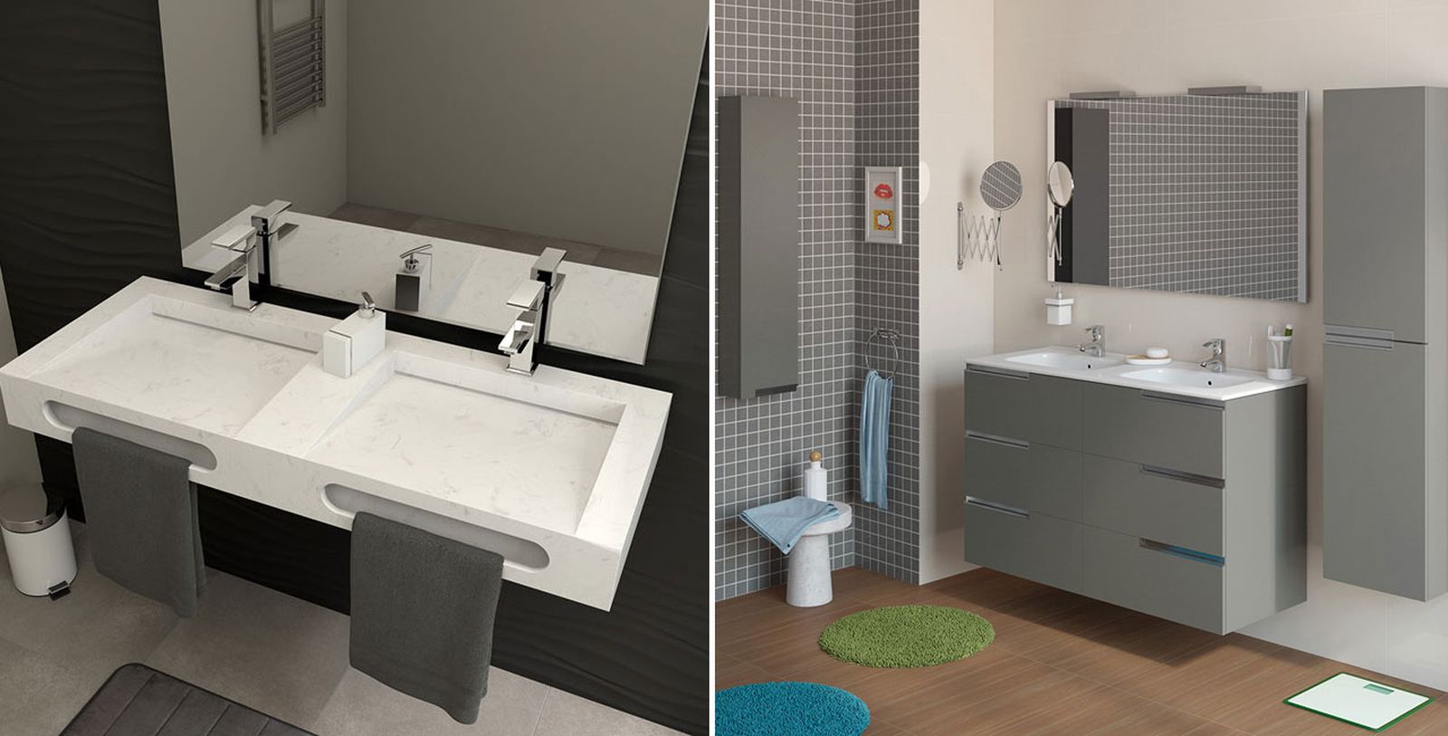 Ventajas de los muebles de baño suspendidos doble Ventajas de los muebles de baño suspendidos doble