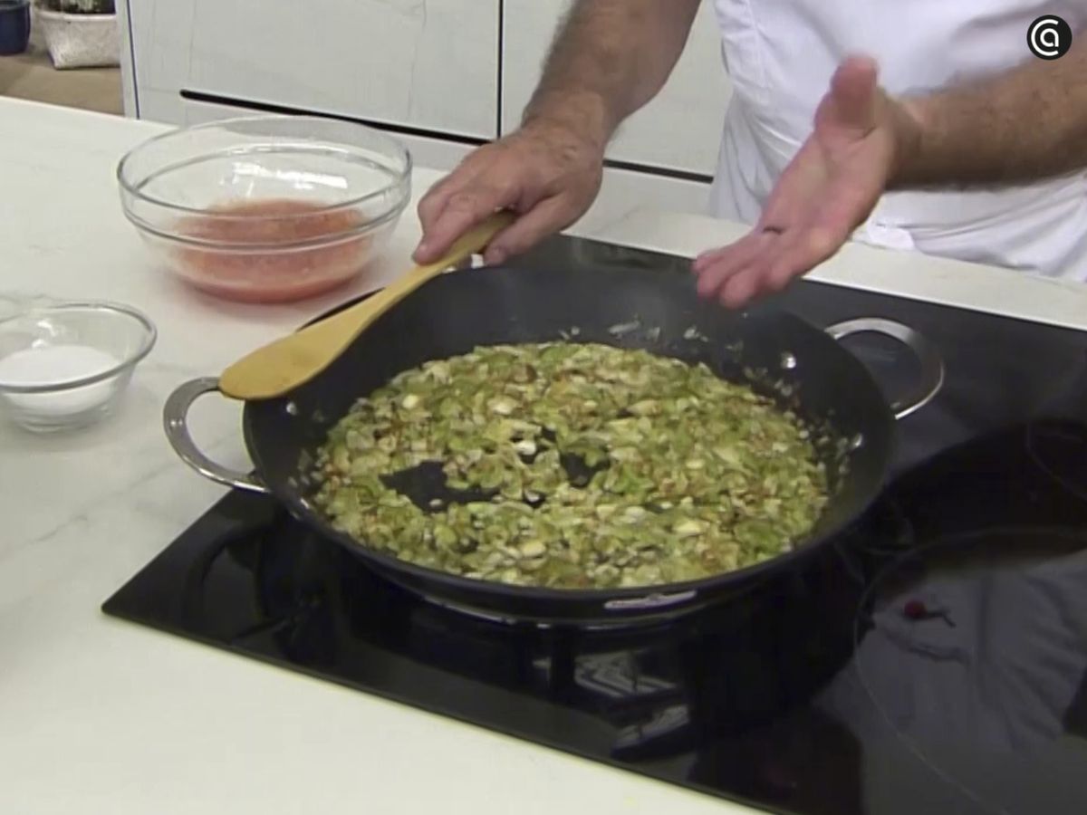 Rehoga las verduras hasta que se doren