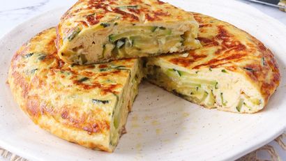 Tortilla de calabacín