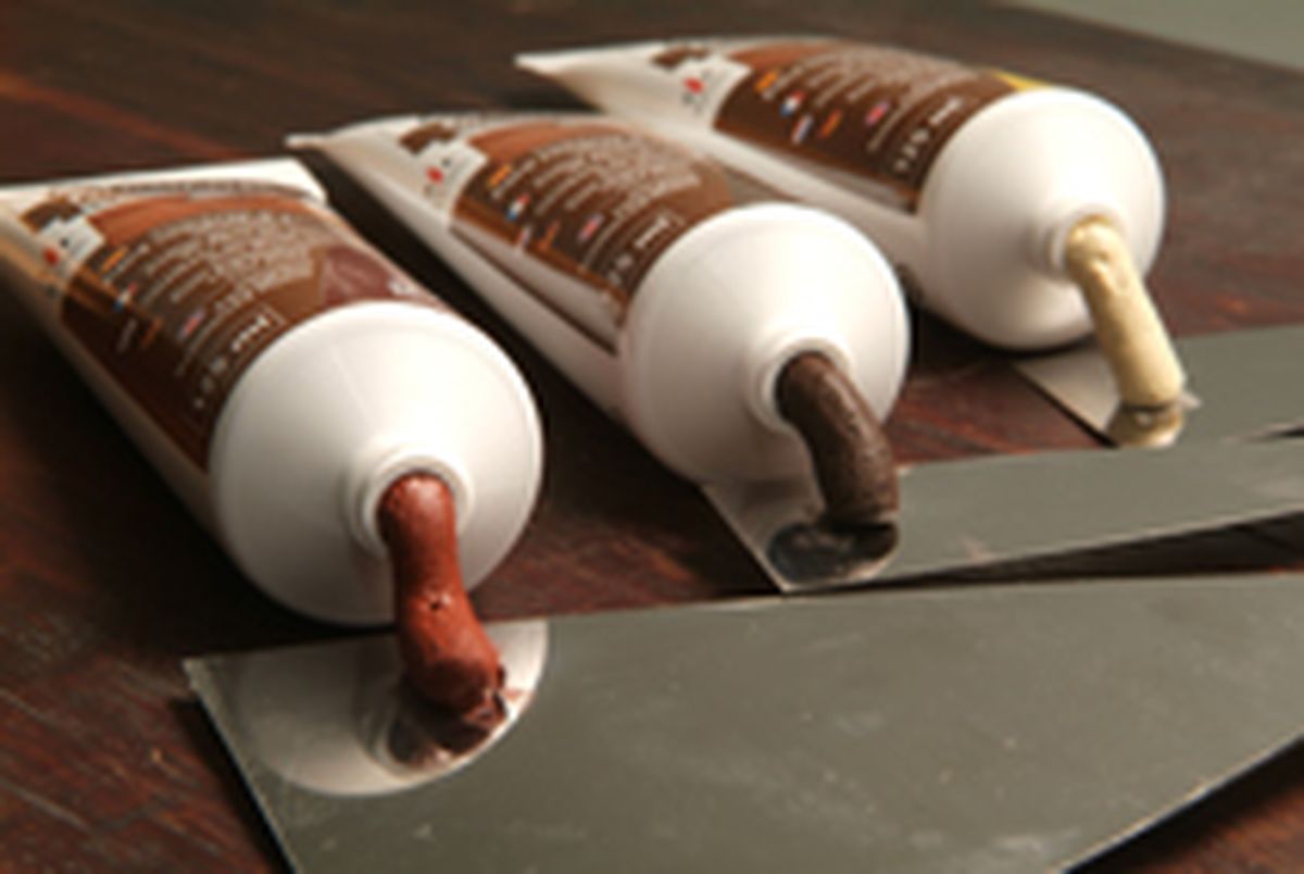 Relleno de huecos, grietas y venas en madera 2