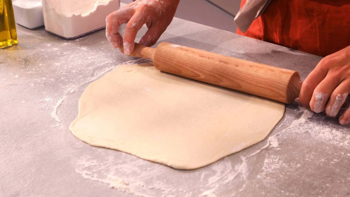 Masa de pizza casera   Paso 5