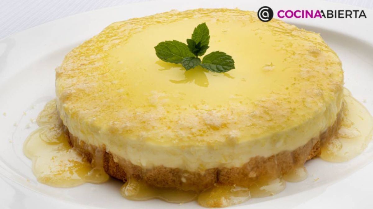 Tarta fría de limon, una receta sencilla que luce en cualquier celebración