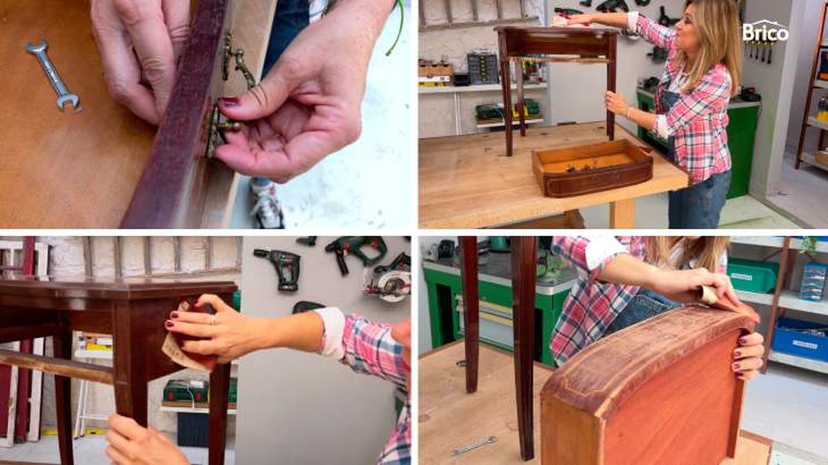 Bricomania 64 como pintar un mueble oscuro en blanco envejecido 1