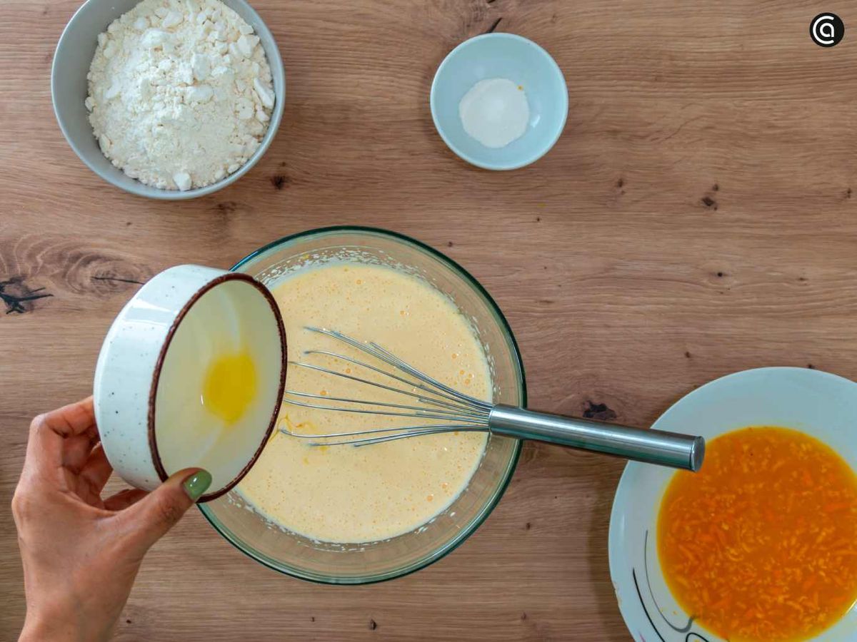 bizcocho en freidora de aire receta paso2