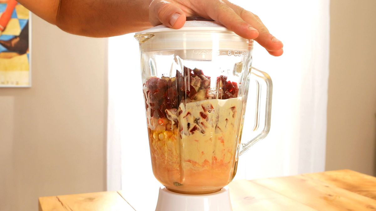 Hummus de remolacha   Paso 2