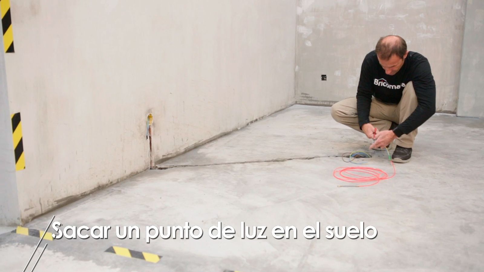 Cómo sacar un punto de luz en el suelo paso 8 Cómo sacar un punto de luz en el suelo paso 8
