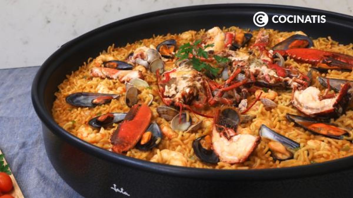 receta de fideua de marisco paso 5