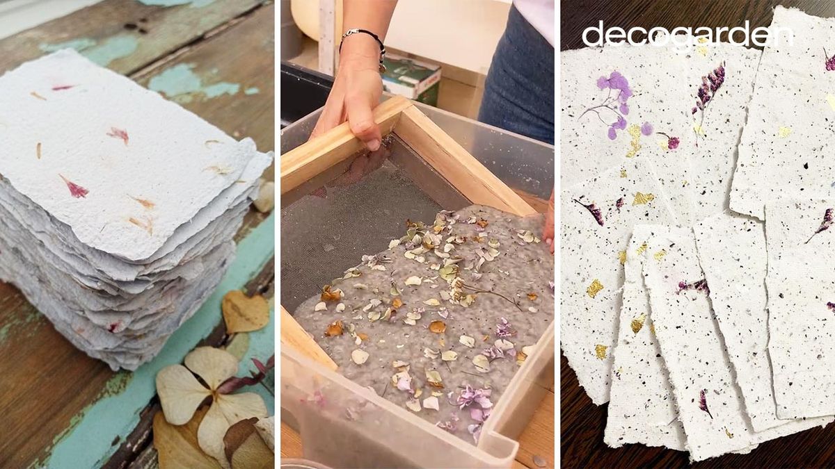 como hacer papel reciclado