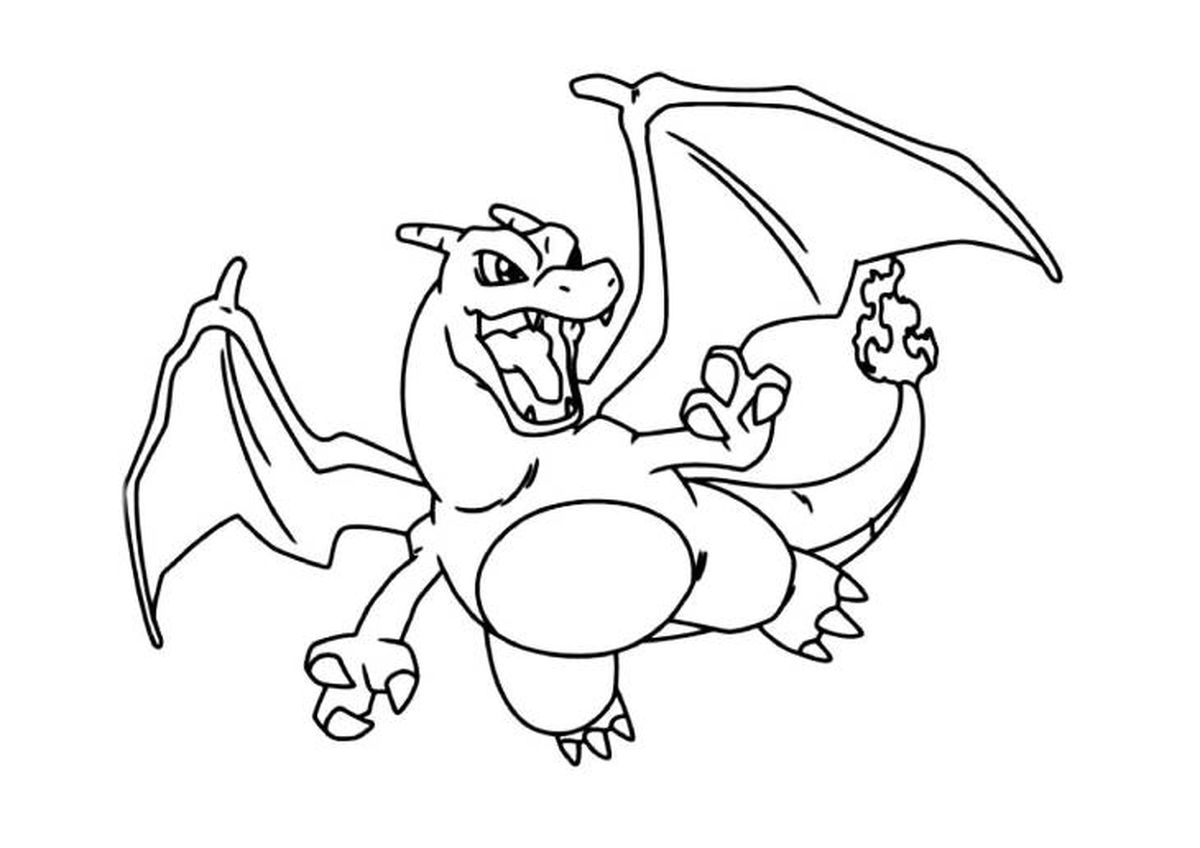 charizard para pintar