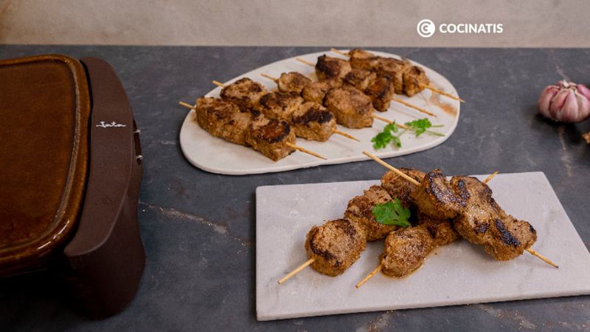 Pinchos morunos caseros
