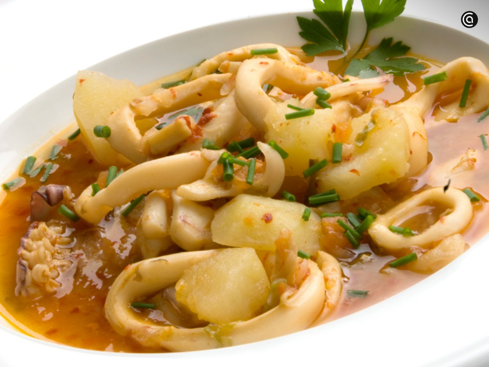 Receta de marmitako de calamar